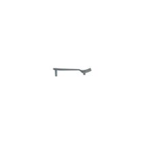 Poignée meuble Contemporaine Zamak Mat Chromé L130mm Entraxe 96mm - B BEAUTY