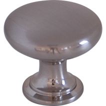 Bouton meuble Contemporain Zamak Brossé L25mm h22mm - B BEAUTY