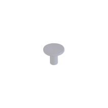 Bouton meuble Contemporain Zamak Blanc ø25mm h21mm - B BEAUTY