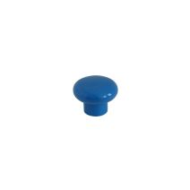 Bouton meuble enfant Plastique Bleu ø33mm h25mm - B BEAUTY