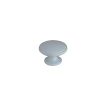 Bouton meuble New Zamak Blanc ø38mm h26mm - B BEAUTY