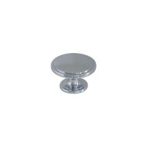 Bouton meuble New Zamak Chromé ø38mm h26mm - B BEAUTY