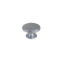 Bouton meuble New Zamak Mat Chromé ø38mm h26 mm - B BEAUTY
