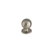 Bouton meuble New Zamak Brossé ø20mm h27mm - B BEAUTY