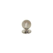Bouton meuble New Zamak Chromé ø30mm h40mm - B BEAUTY