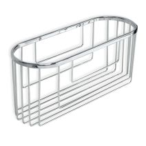 Etagère Métal Ovale 300x110x130mm Argent - TATAY
