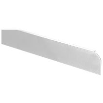 Profil alu blanc finition bordure rayon 6/8mm - 38mm - NORDLINGER