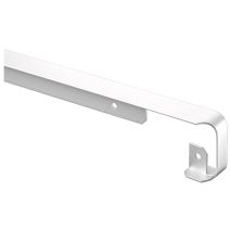 Profil alu blanc jonction d'angle rayon 6/8mm - épaisseur 38mm - NORDLINGER