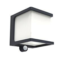 Applique 2L solaire anthracite avec détecteur de présence 15W 1800lm - LUTEC