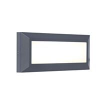 Applique Helena Fonte d'Aluminium Gris Foncé 23cm 400lm - LUTEC