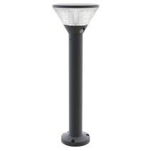 Potelet solaire LED Karlo noir 45cm 7,7W - LUTEC