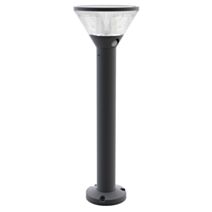 Potelet solaire LED Karlo noir 45cm 7,7W - LUTEC
