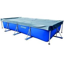 Bâche protection piscine tubulaire rectangulaire 4,50x2,20m - INTEX