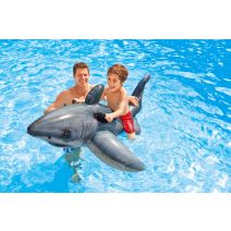 Grand requin blanc à chevaucher 173 x 107 cm - INTEX