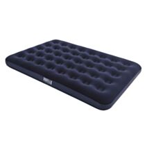 Matelas gonflable floqué avec pompe incorporée 2 places 191x137x22cm - BESTWAY