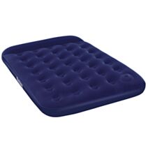 Matelas gonflable floqué avec pompe incorporée 2 places 191x137x22cm - BESTWAY
