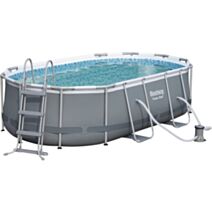 Piscine tubulaire ovale 4,27x2,5x1m Power Steel - BESTWAY