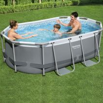 Piscine tubulaire ovale 3,05x2x0,84m Power Steel™ - BESTWAY