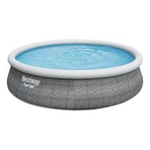 Piscine gonflable autoportante ronde Ø4,57x1,07m Fast Set™ gris - BESTWAY