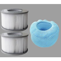 Filtres pour spa + couverture en mesh - M SPA