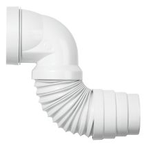 Pipe wc coudée extensible - WIRQUIN