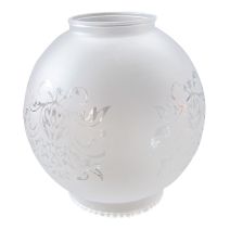 verre tulipe satiné gravé - TIBELEC