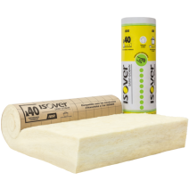 Rouleau de laine de verre IBR contact Ep.200mm 1,2x4,5m R=5 - ISOVER
