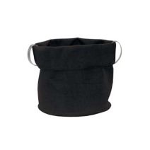 Panier de rangement taille L noir 40x40x38 cm - BOREAL