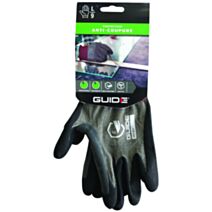 Gants anti-coupures gris/noir/rouge paire - GUIDE