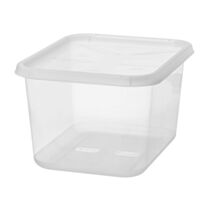 Boîte Basic 25L transparent - SMARTSTORE