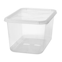 Boîte Basic 44L transparent - SMARTSTORE