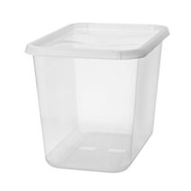 Boîte Basic 58L transparent - SMARTSTORE