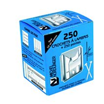 Clips à lambris bois 3mm boite de 250
