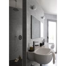 Revêtement mural intérieur Stone white 2,6 x 0,375 m - INVENTIV