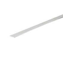 Plat alu anodisé argent mm. 40x2