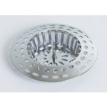 Grille d'écoulement chrome polypropylène diamètre 7cm