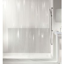 Rideau de douche transparent 180x200cm