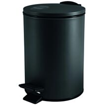 Poubelle Adelar Noir Mat 3L