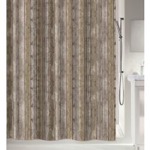 Rideau de douche roman 180x200cm wood