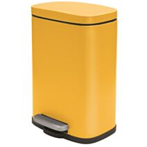 Poubelle métal à pédale soft close akira matt sun 5l
