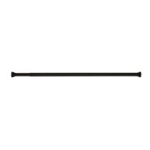 Barre de douche noire en aluminium 125-220cm - SPIRELLA