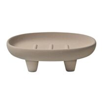 Porte savon Organic cappuccino stoneware 13x9,8xH.4cm - SPIRELLA