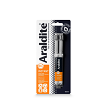 Colle époxy transparente seringue 24ml instantanée - ARALDITE