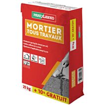 Mortier Travaux 25kg +10% Gratuit - PAREXLANKO