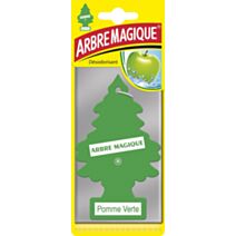 Désodorisant voiture arbre parfum pomme verte - ARBRE MAGIQUE