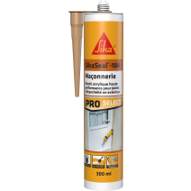 Mastic Maçonnerie SikaSeal-184 Chêne 300ml - SIKA 