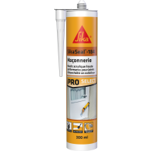 Mastic Maçonnerie SikaSeal-184 Blanc 300ml - SIKA 