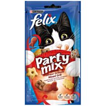 Friandises Chat Party Mix Saveur Grillade Bœuf/Poulet/Saumon 60gr - FELIX