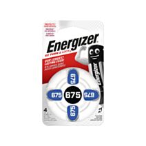 Pile auditive 675 PR44 zinc air 1,4V x4 - ENERGIZER
