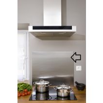 Fond de hotte inox 60 x 70 cm - NORDLINGER
